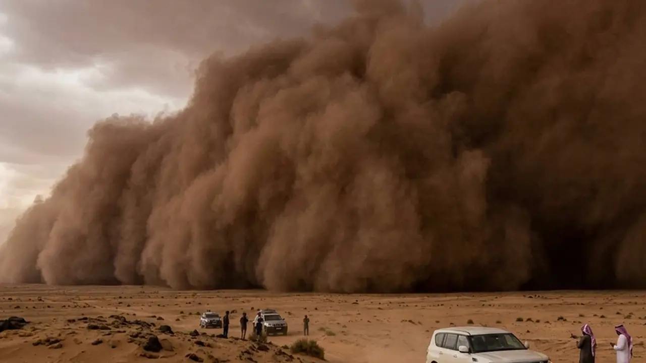 موسم البوارح يقترب مع غبار كثيف في 6 دول عربية نهاية مايو